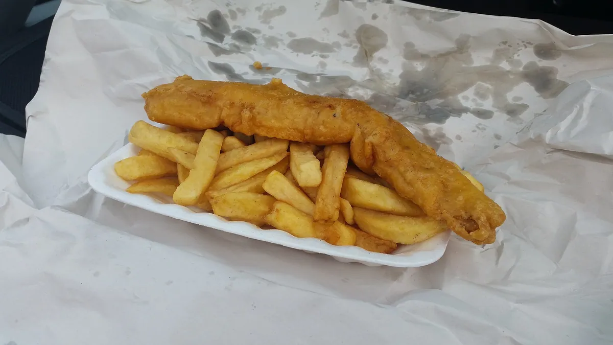 Fish & Chips food typical of Mangans